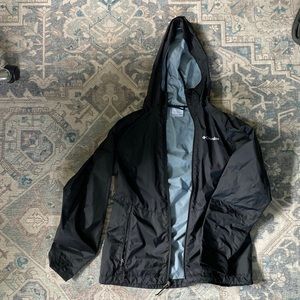 Columbia womens rain jacket black